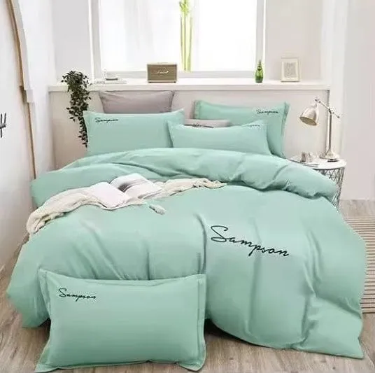 Duvet Sampson Bordado Aqua