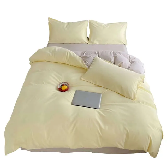 Duvet Bicolor Amarillo / Beige