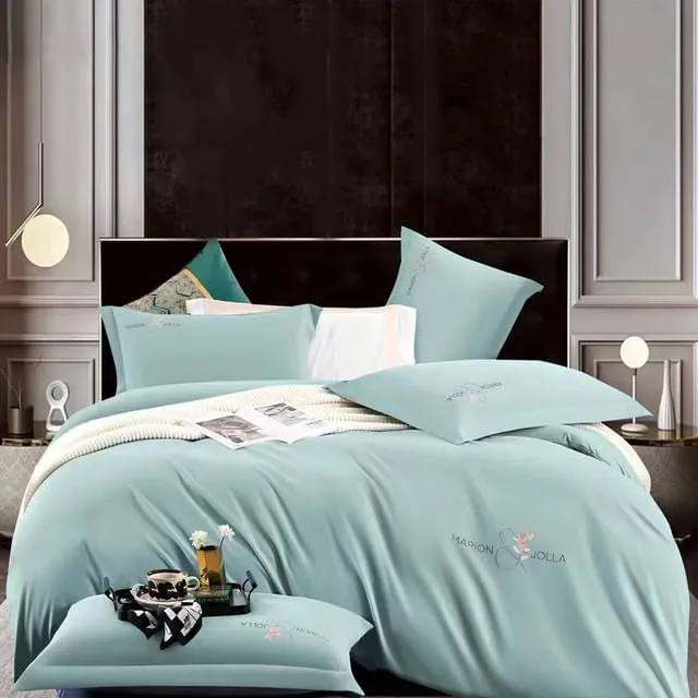 Duvet Tacto Suave Unicolor Aqua Queen