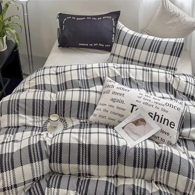 Duvet Estampado Cuadros Doble