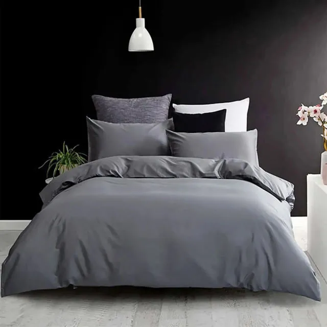 Duvet Bicolor Gris Oscuro