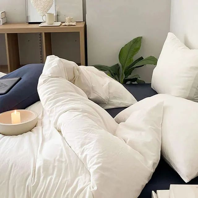 Duvet Bicolor Blanco