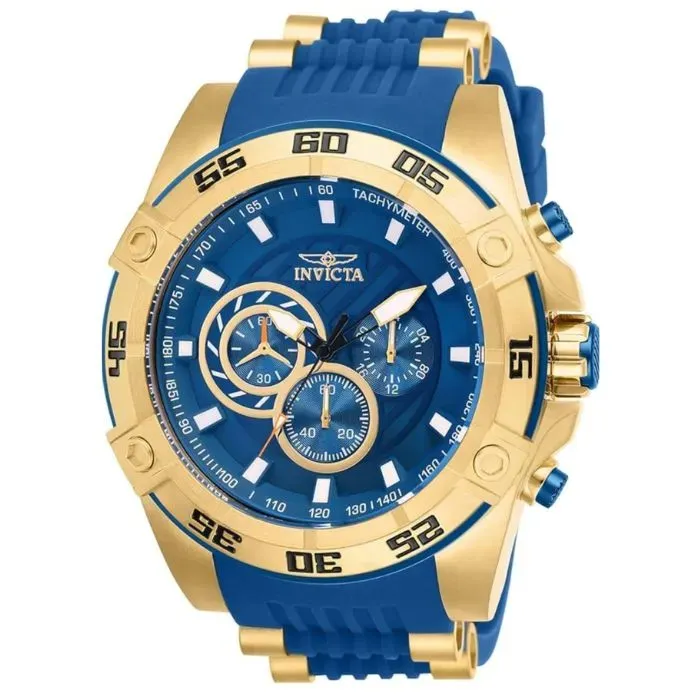 Reloj Para Hombre Invicta Speedway 25508 - Dorado Azul Original Para Hombre