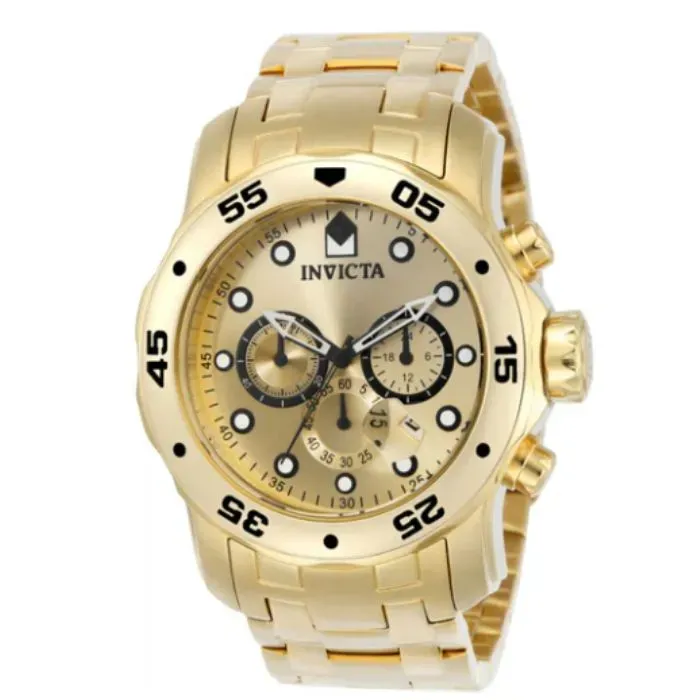 Reloj Para Hombre Invicta Pro Diver 074 - Dorado-Original