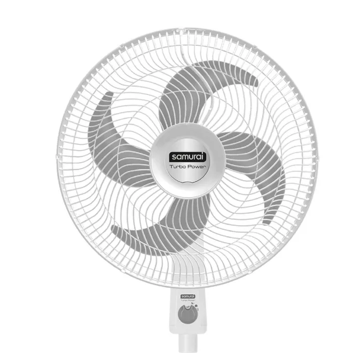 Ventilador de Piso SAMURAI Turbo Power Blanco 18"