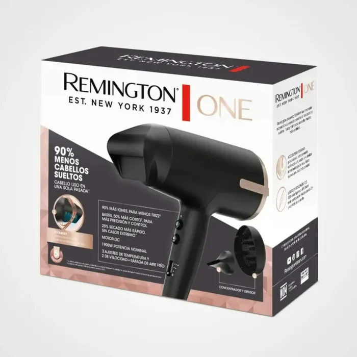 Secador De Cabello Remington One D31a-110 Negro