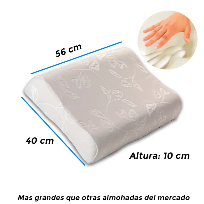 Almohada Visco-Smart Con Memoria - Cervical Baja