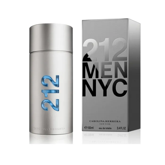 Perfume 212 Men De Carolina Herrera Para Hombre 3.4 oz