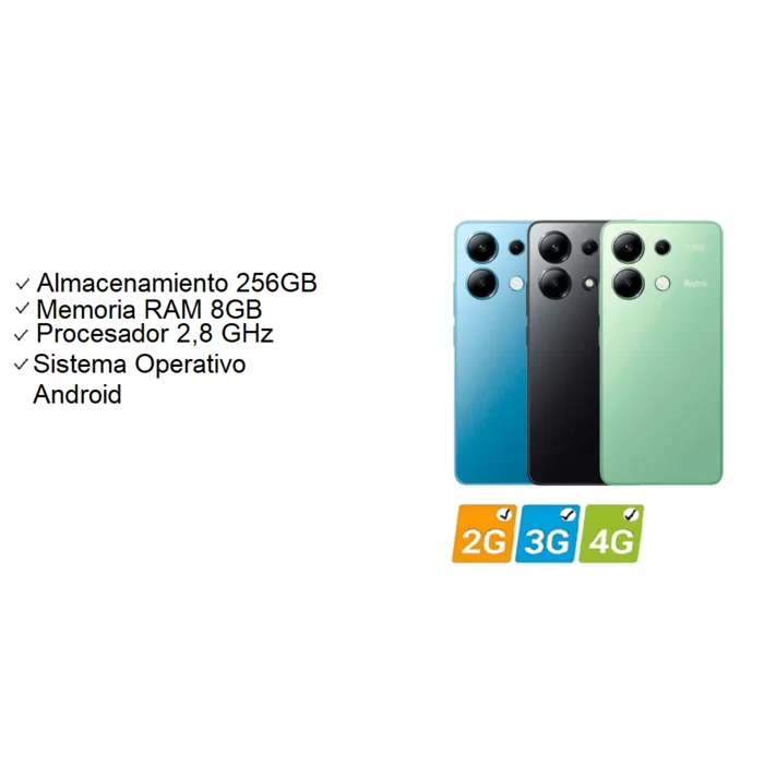 Celular Redmi Note 13 256GB 8GB Azul