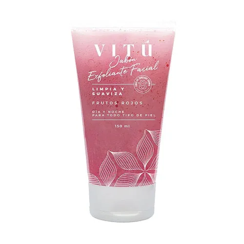 Jabón Vitú Exfoliante Facial Frutos Rojos 150ml