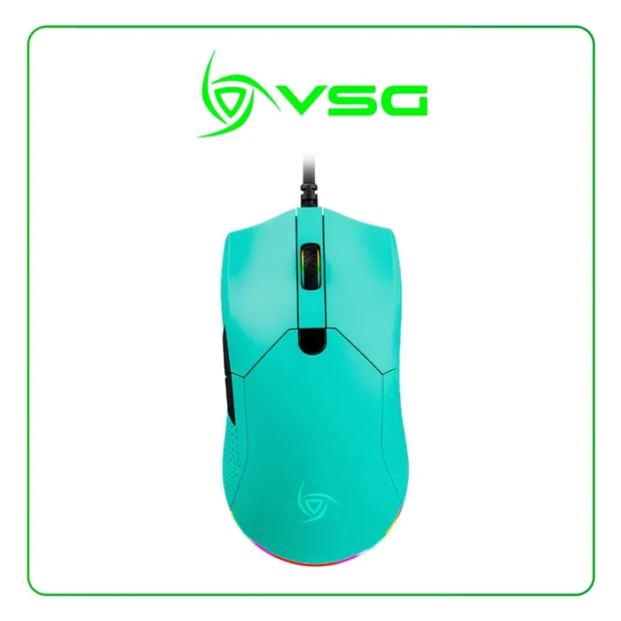 Mouse Alámbrico VSG VG-M430-AZP Aurora Ambidiestro azul