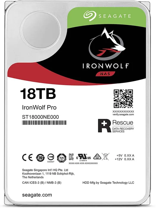 Disco duro Seagate® Iron Wolf PRO 18TB  3.5 SATA 6.Gb/s