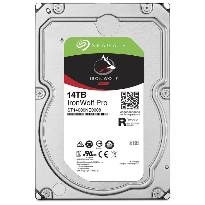 Disco duro Seagate® Iron Wolf PRO 14TB 3.5 SATA 6.Gb/s