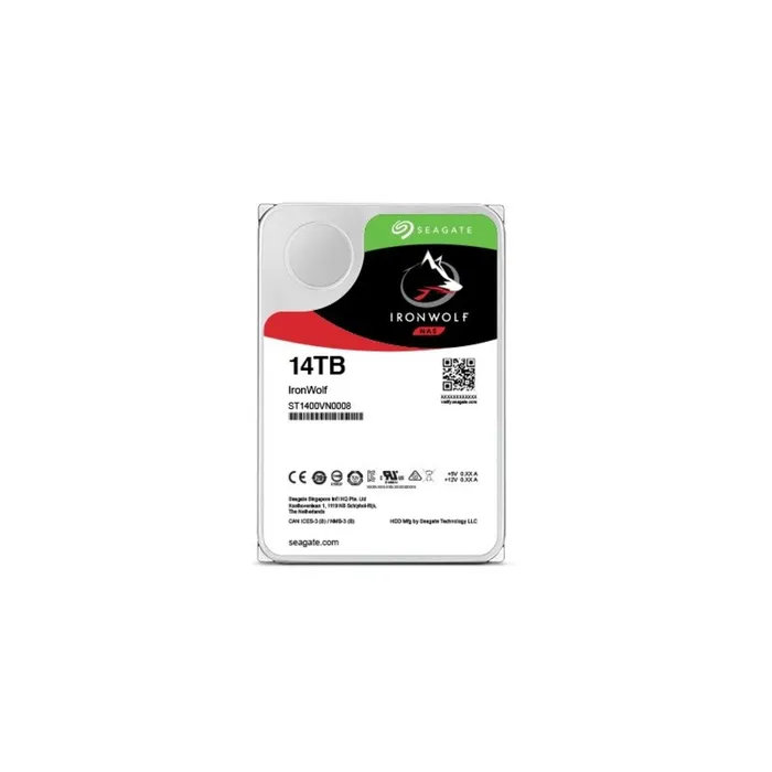 Disco duro Seagate® Iron Wolf 14TB 3.5 SATA 6.Gb/s