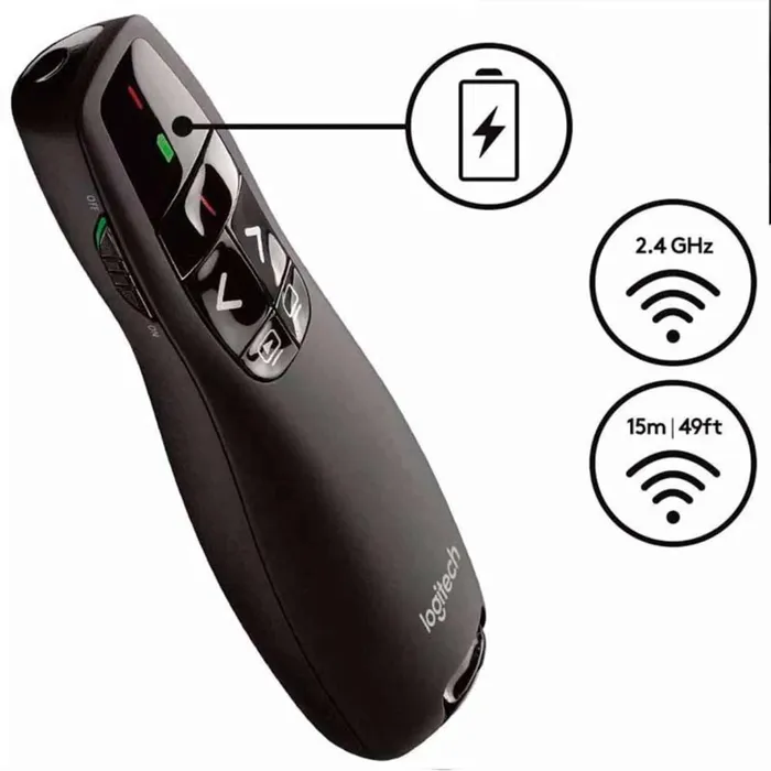 Apuntador inalámbrico 400 Logitech ergonomico