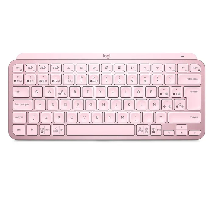 Teclado multidispositivo MX KEYS MINI Logitech Bluetooth rosa