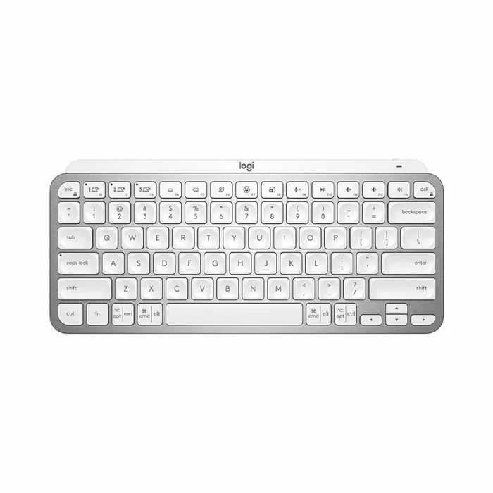 Teclado multidispositivo MX KEYS MINI Logitech Bluetooth gris palido