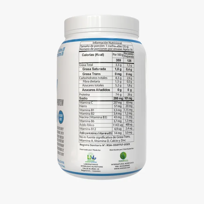 Proteína Limpia SI100 En Polvo ISO WHEY x 3 Lb