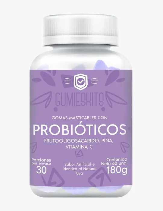Gomitas De Gelatina con Probióticos GUMIESKITS X 180 g