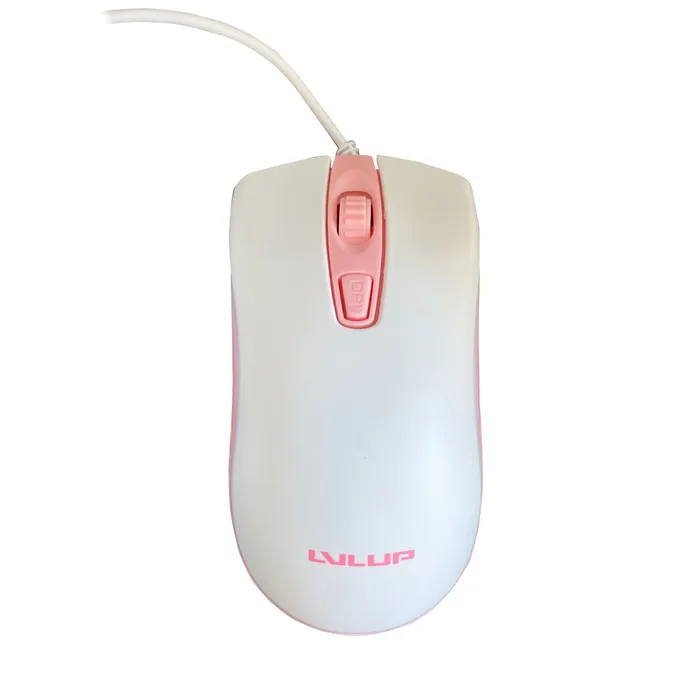 Teclado Mouse Y Diadema Gaming Lu745 Rosa