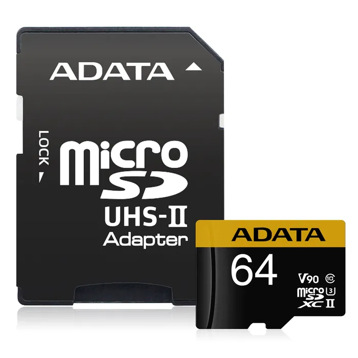 Memoria Micro SD Adata 64gb Sdxc Uhs-ii U3 Accion Extrema Dron