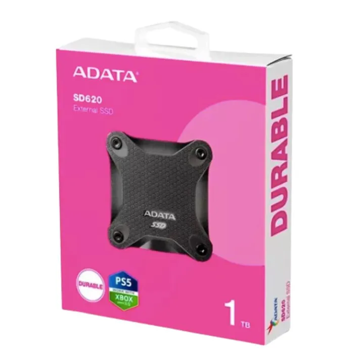 Disco Solido Externo Adata Sd620 1tb Negro Xbox / PS5