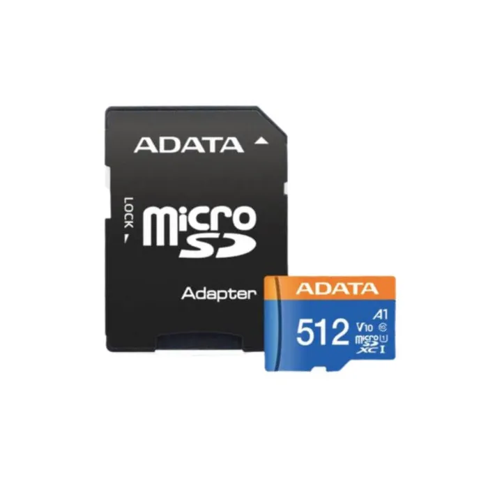 Memoria Micro SD Adata 512Gb Clase 10 Con Adaptador SD