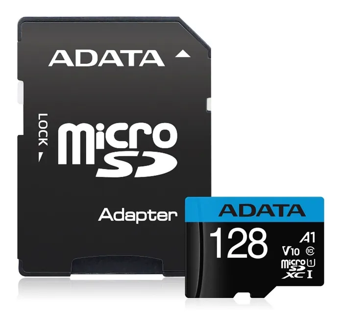 Memoria Micro SD Adata 128Gb Clase 10 Con Adaptador SD