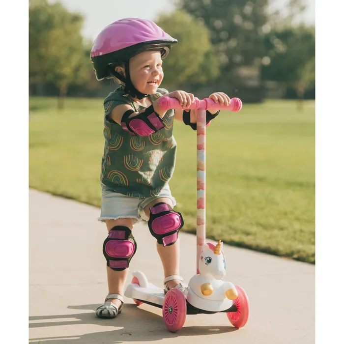 Patineta Scooter Monopatin Unicornio En 3D 3 Ruedas Niños de 3 a 6 Años