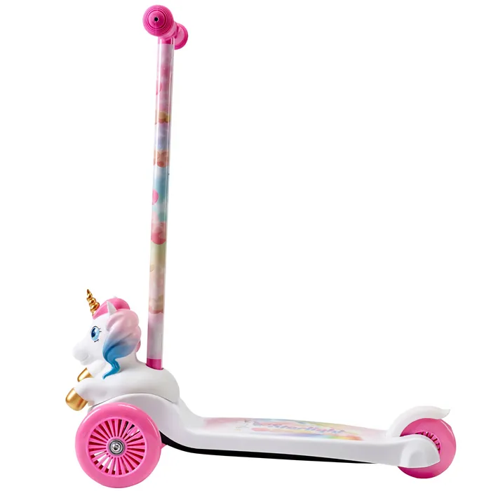 Patineta Scooter Monopatin Unicornio En 3D 3 Ruedas Niños de 3 a 6 Años