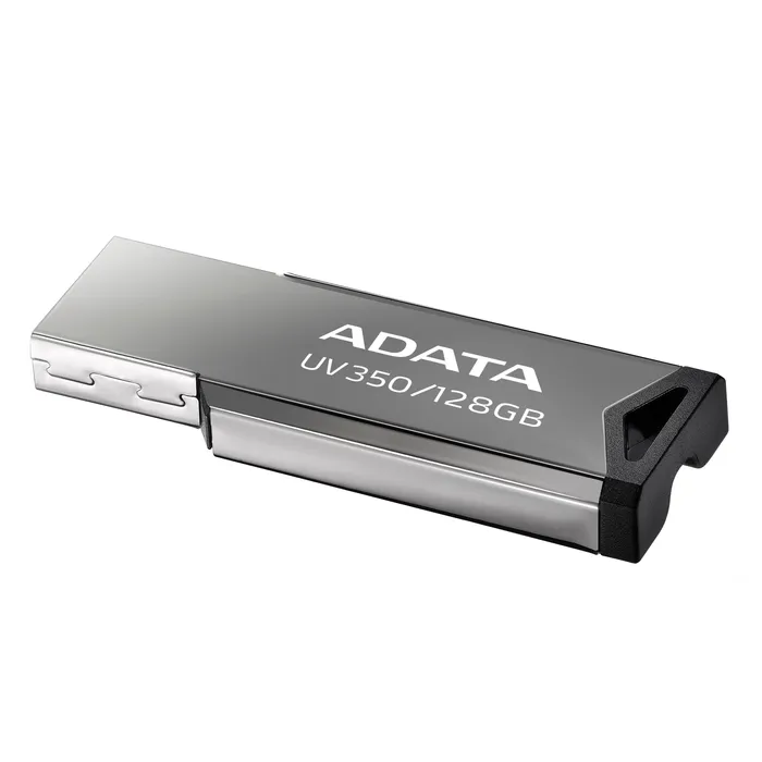 Memoria USB Adata UV350 128GB 3.2 Acabado Metal Brillante