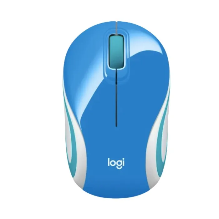 Mouse Logitech M187 Inalambrico Ultra Portable Azul