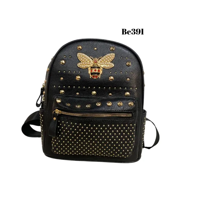 morral negro detalles dorado be391