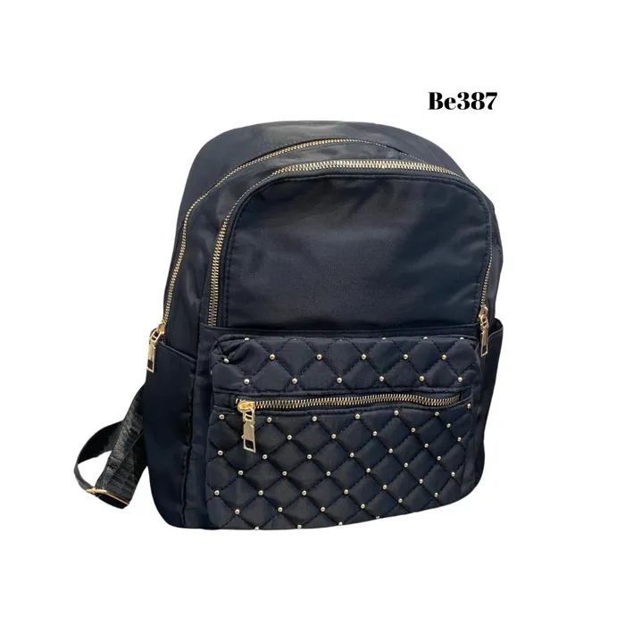 morral negro detalles dorado be387