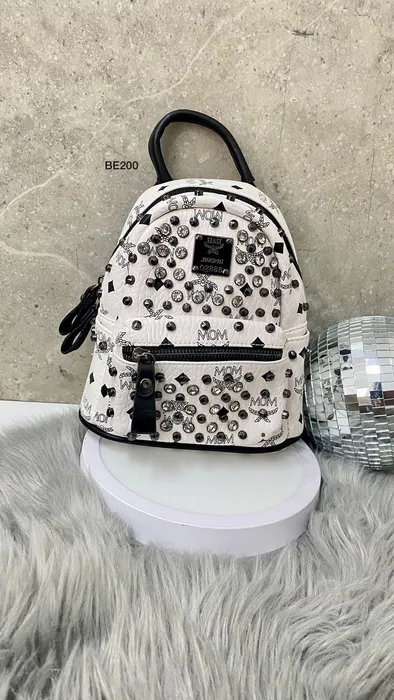 Morral Blanco Apliques Brillantes BE200