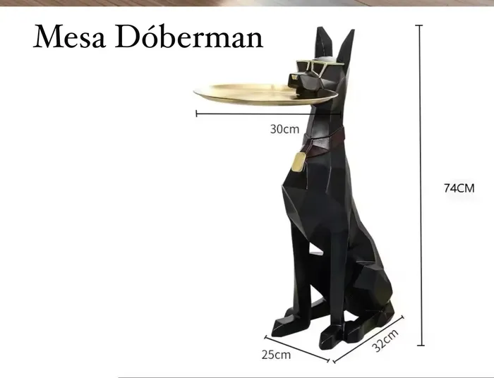 Mesa de perro Dóberman alta HO046