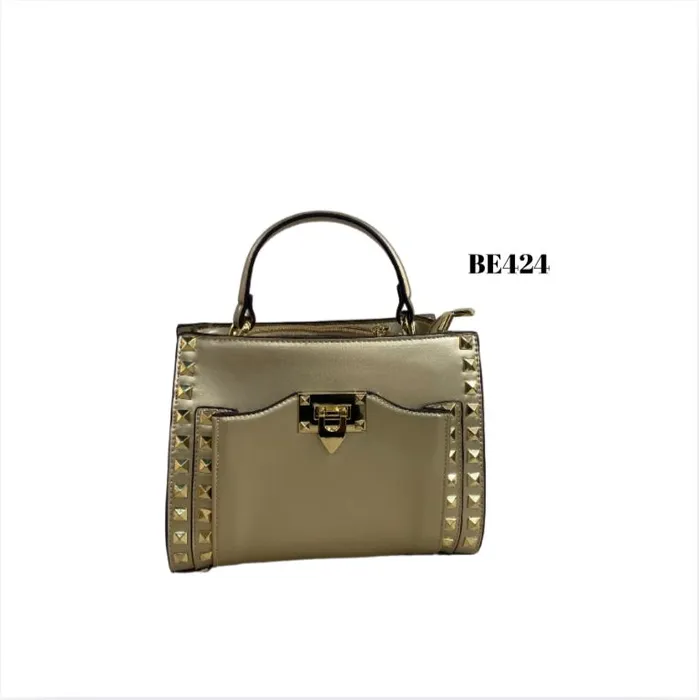 Bolso dorado apliques detalles dorados BE424