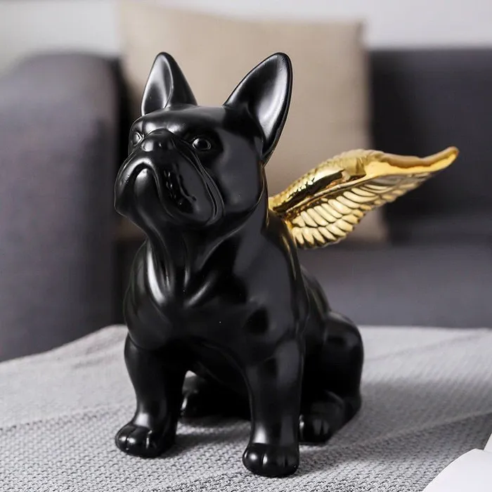 Decorativo perro negro HO010