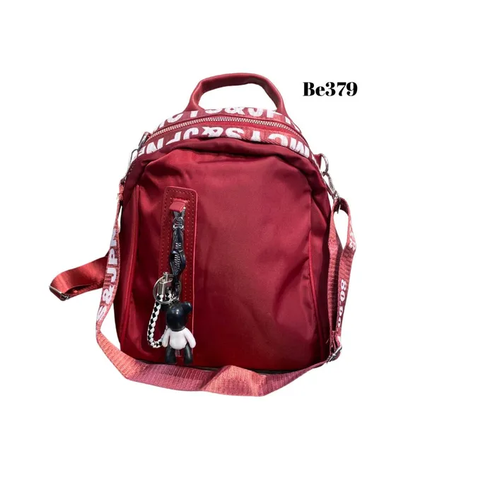 morral rojo detalle llavero BE379