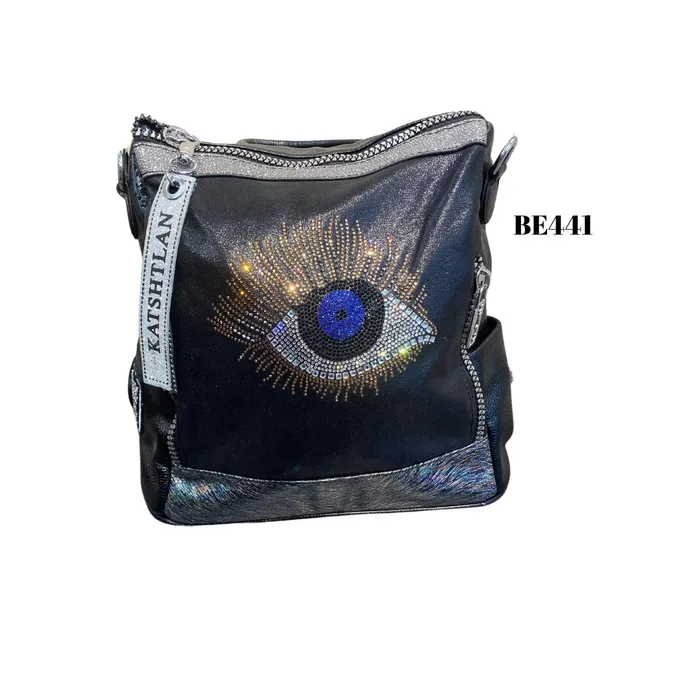 Morral negro detalle ojo BE441