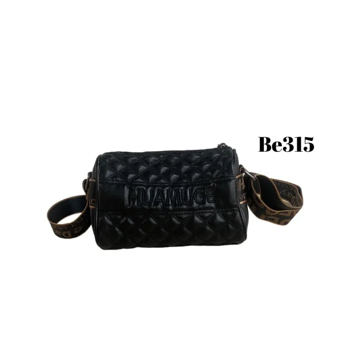 Bolso Incanta shoes Bolso Textura Negro Apliques Be315 BE315