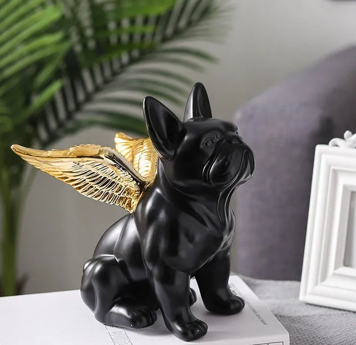 Decorativo perro negro HO010