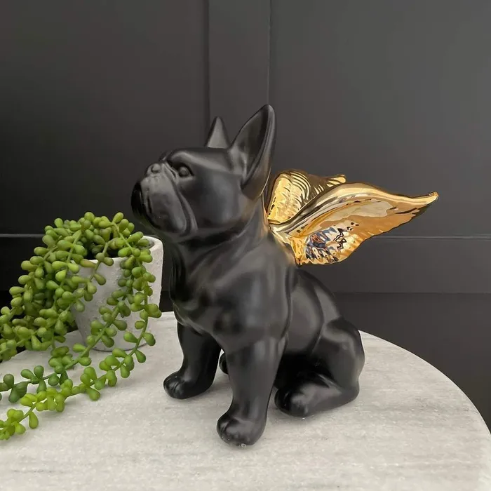 Decorativo perro negro HO010