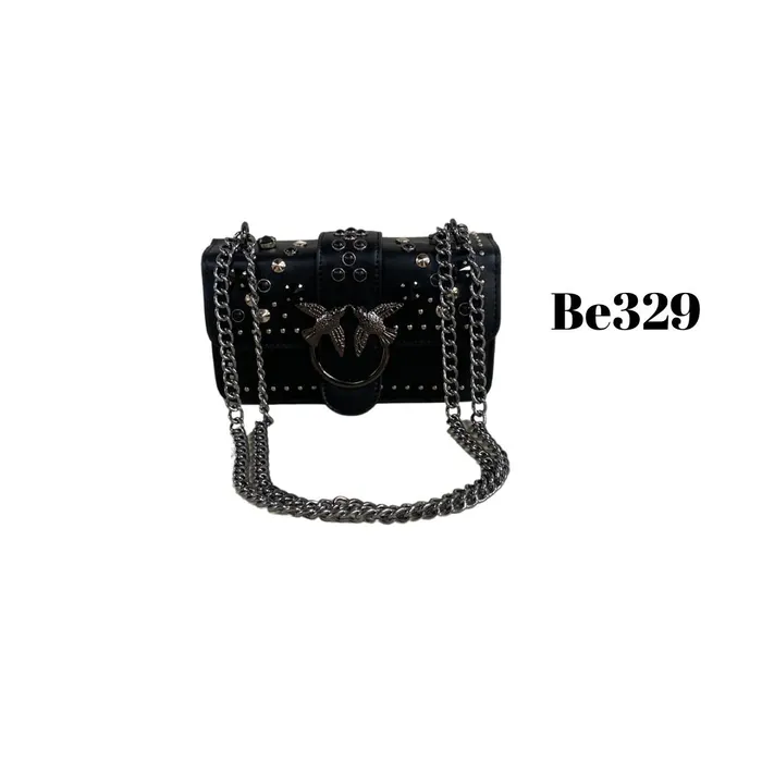 Bolso Incanta shoes Bolso Negro Apliques Cadena Be329 BE329