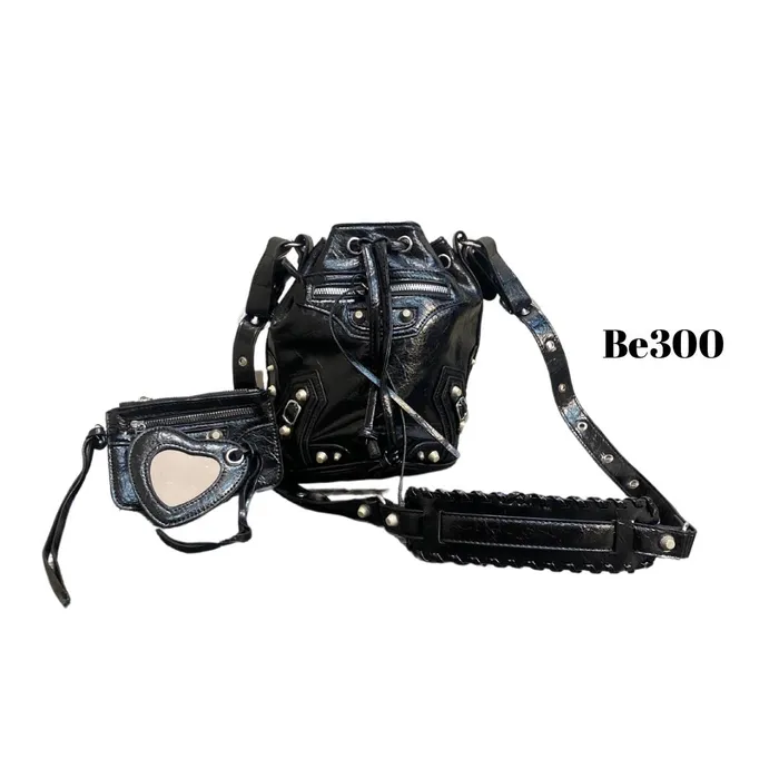 Bolso Incanta shoes Bolso Negro Apliques Be300 BE300