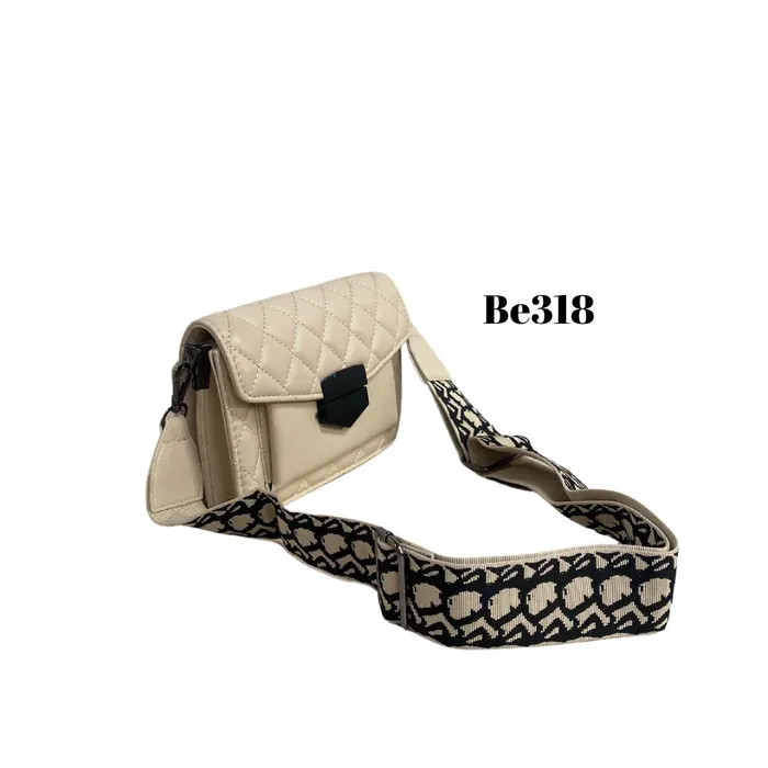 Bolso Incanta shoes Cartera Textura Beige Be318 BE318