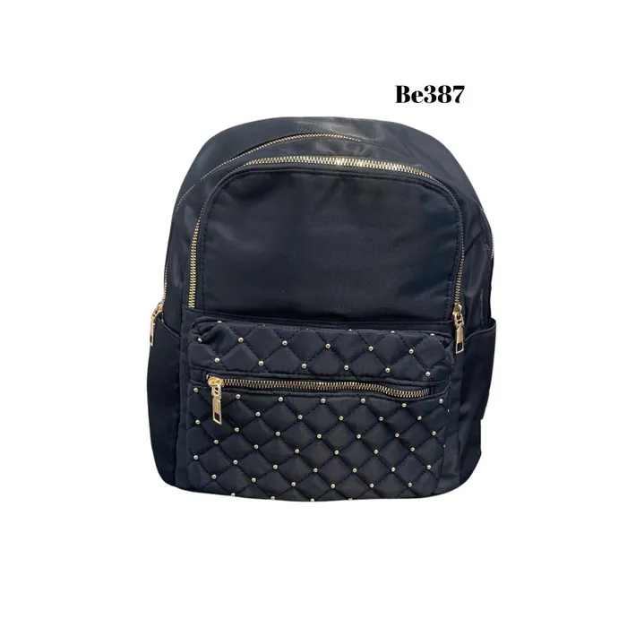 morral negro detalles dorado be387