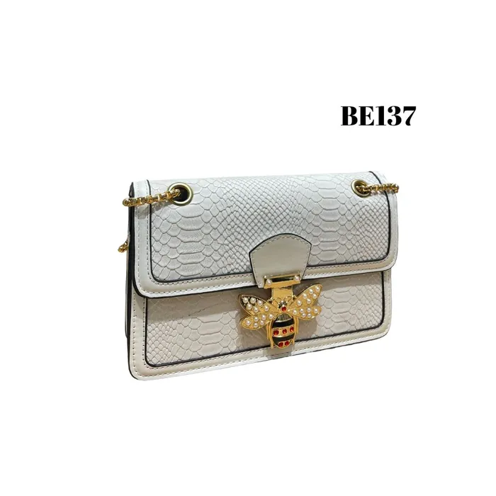 Bolso Incanta shoes Bolso Blanco Apliques Cadena Be137 BE137