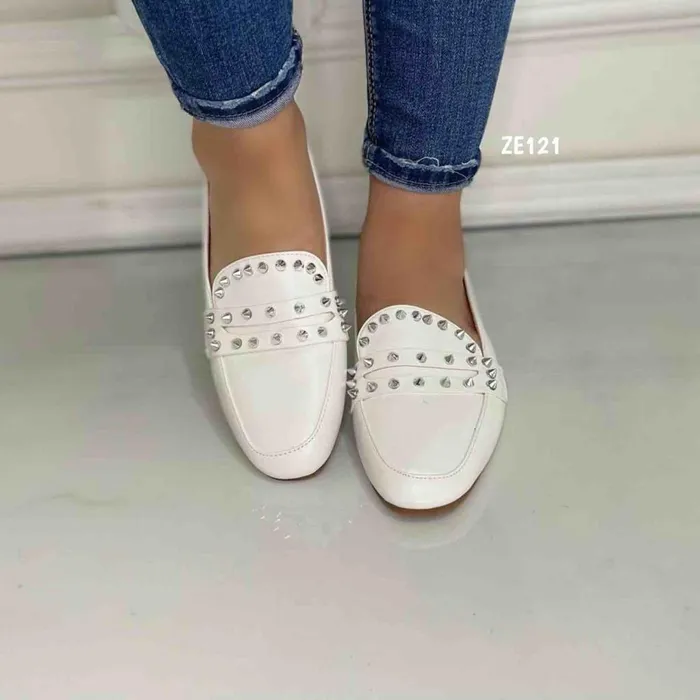 Calzado Incanta shoes Baleta Blanco Taches Ze121