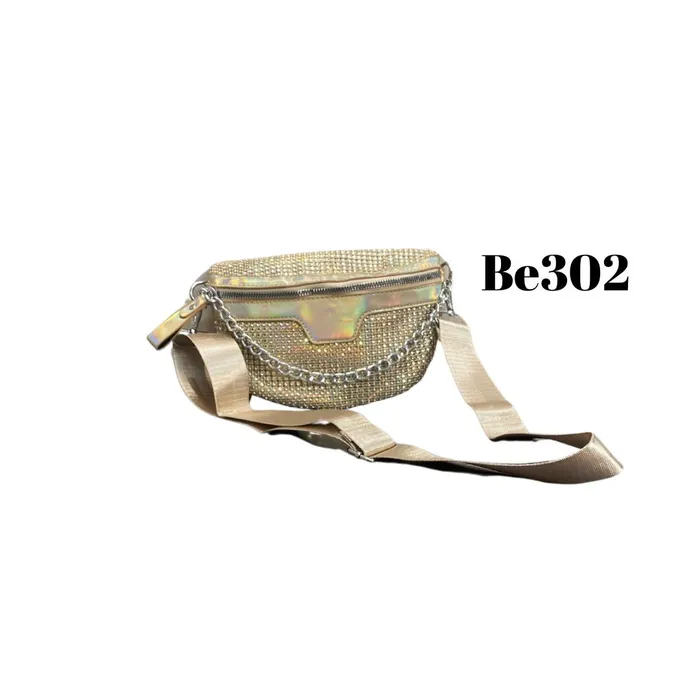 Bolso Incanta shoes Riñonera Dorado Apliques Be302 BE302